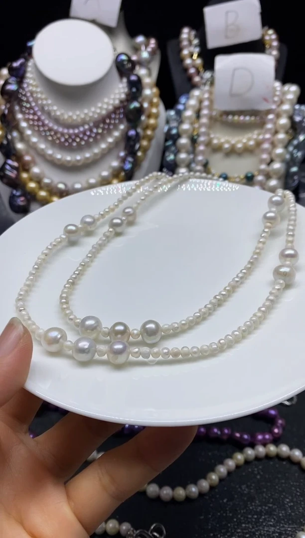 淡水珍珠未镶嵌颈饰多人