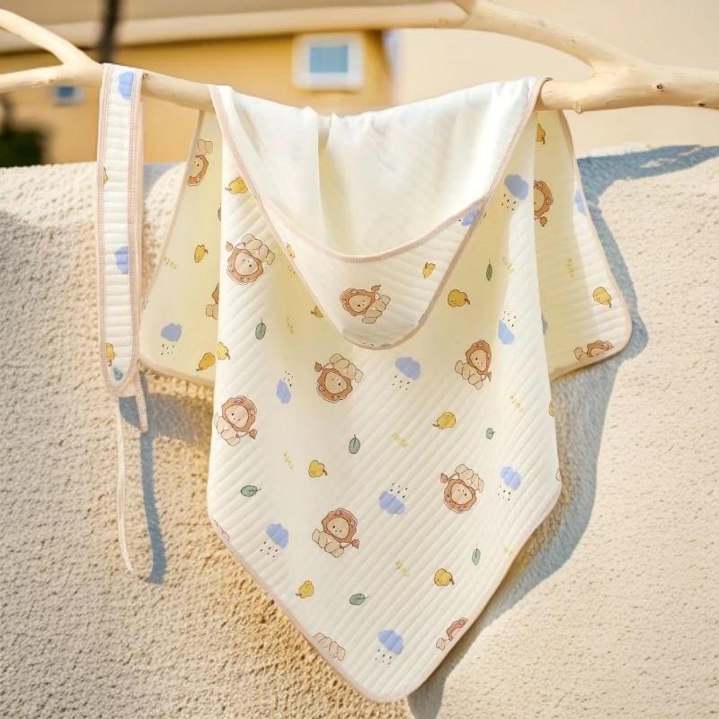 ‌纯棉婴儿抱被新生儿四季通用A类襁褓巾防惊跳初生儿产房包被‌