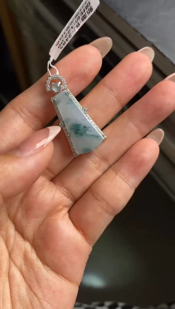 银S925镶嵌戒指翡翠呀****?天然A货翡翠