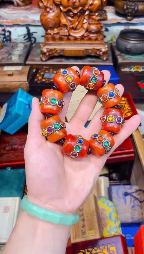 未镶嵌蜜蜡裸石A瑞哥专属高端精品22