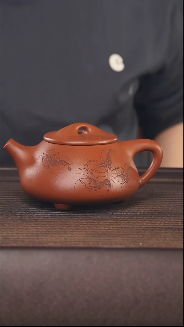 【闪购商品】紫砂茶壶300cc顾氏手工紫砂
