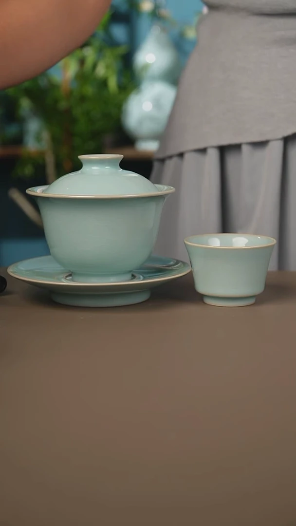 赵志强盖碗加杯子   微暇