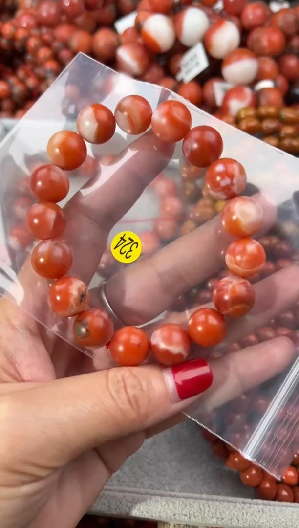 未镶嵌手串南红玛瑙12+