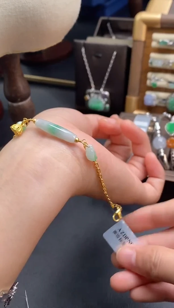 颈饰银S925镶嵌翡翠13232