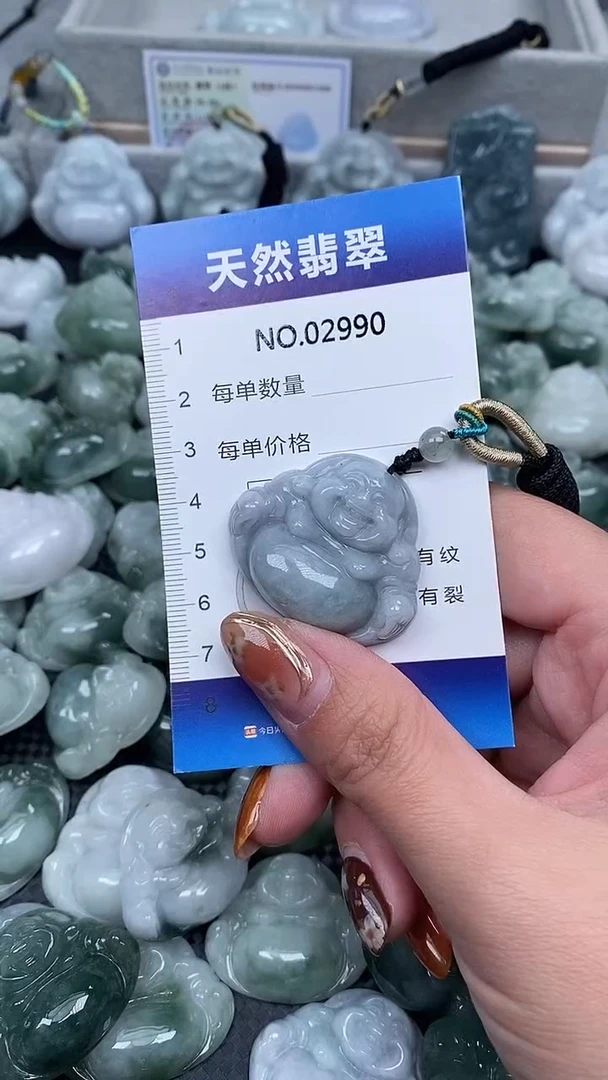 颈饰未镶嵌翡翠纯天然A货翡翠2990