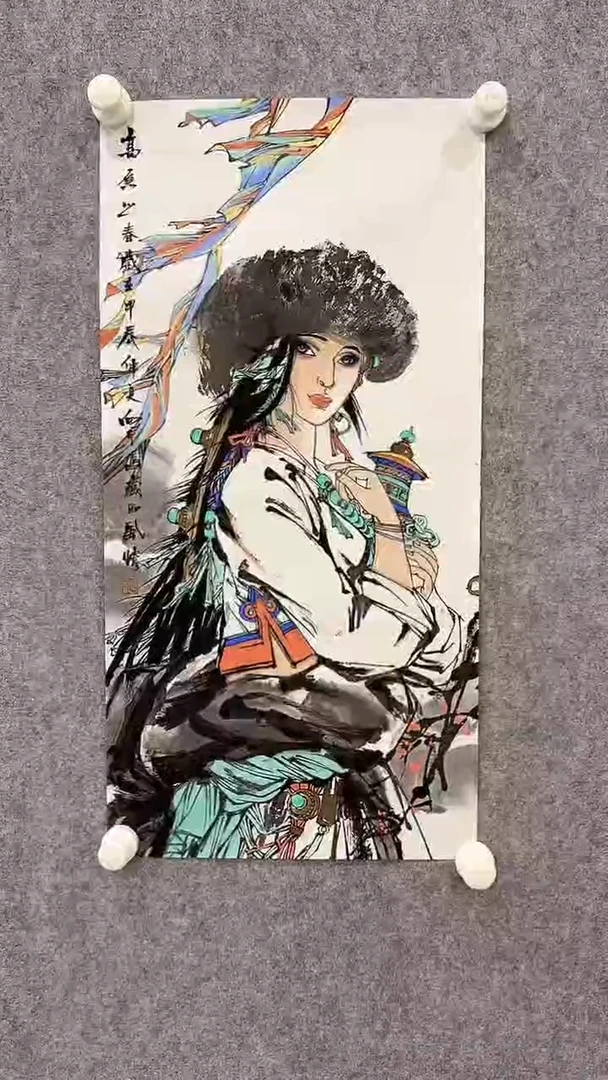 国画刘向平-2平尺-国画作品