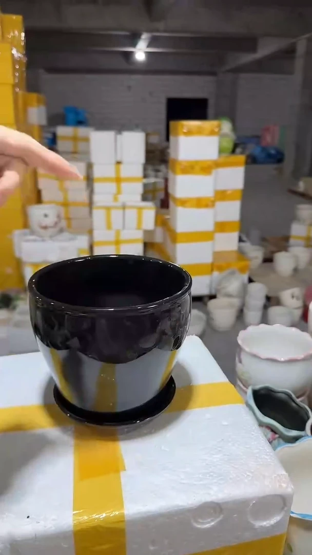 高温陶瓷花盆+E14