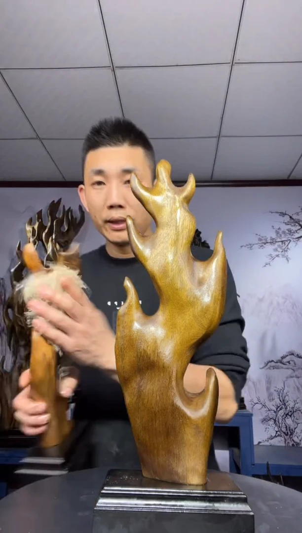 金丝楠木雕款用****3金丝楠木工艺品摆件