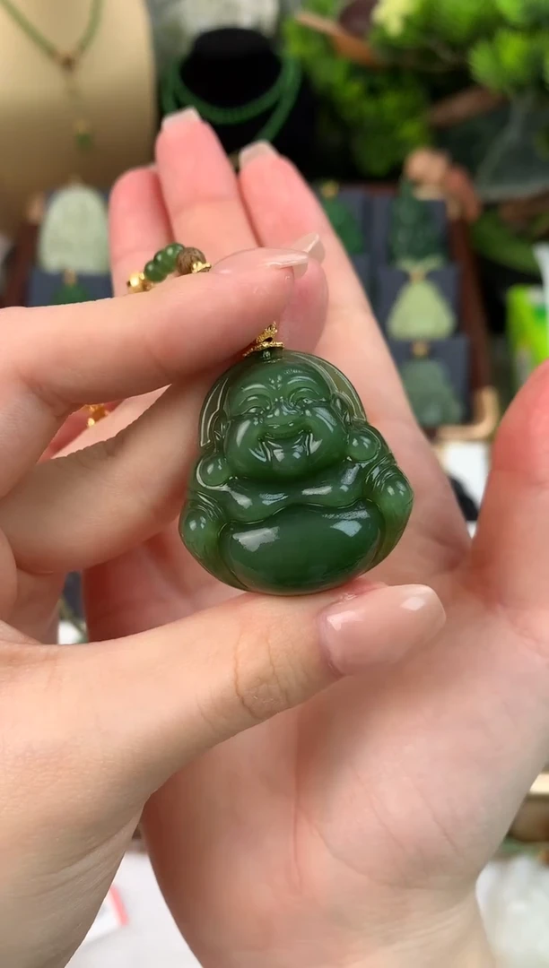 颈饰未镶嵌和田玉吊坠35mm