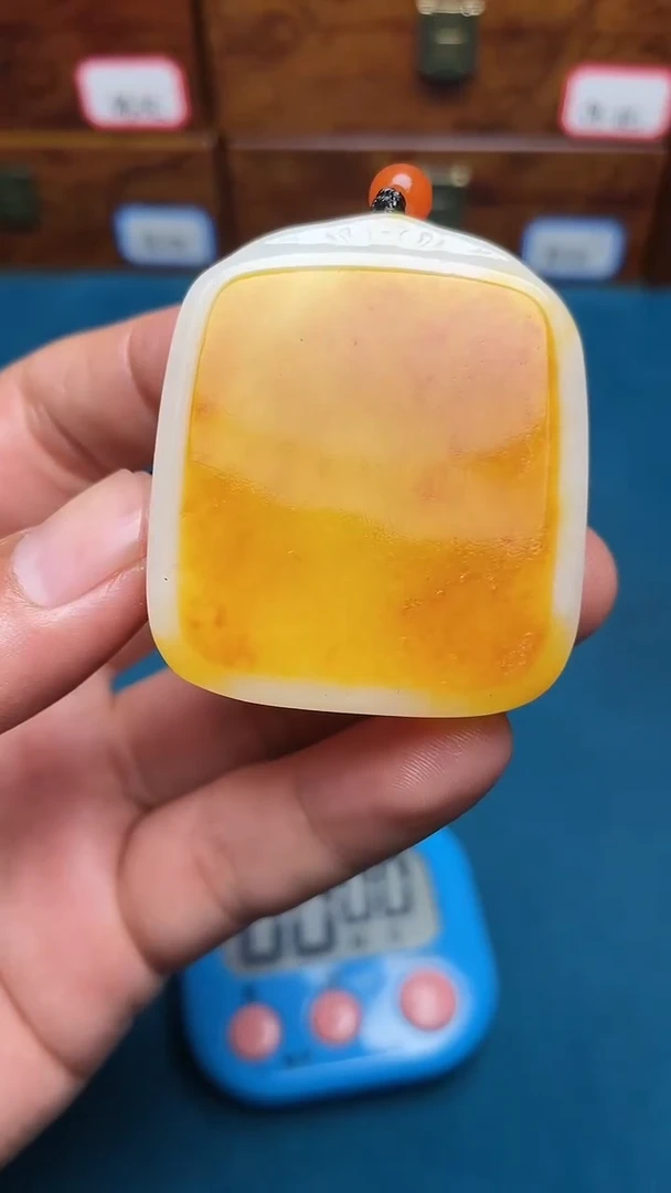 和田玉未镶嵌挂件和田玉