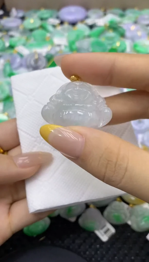颈饰未镶嵌翡翠天然缅甸翡翠A货