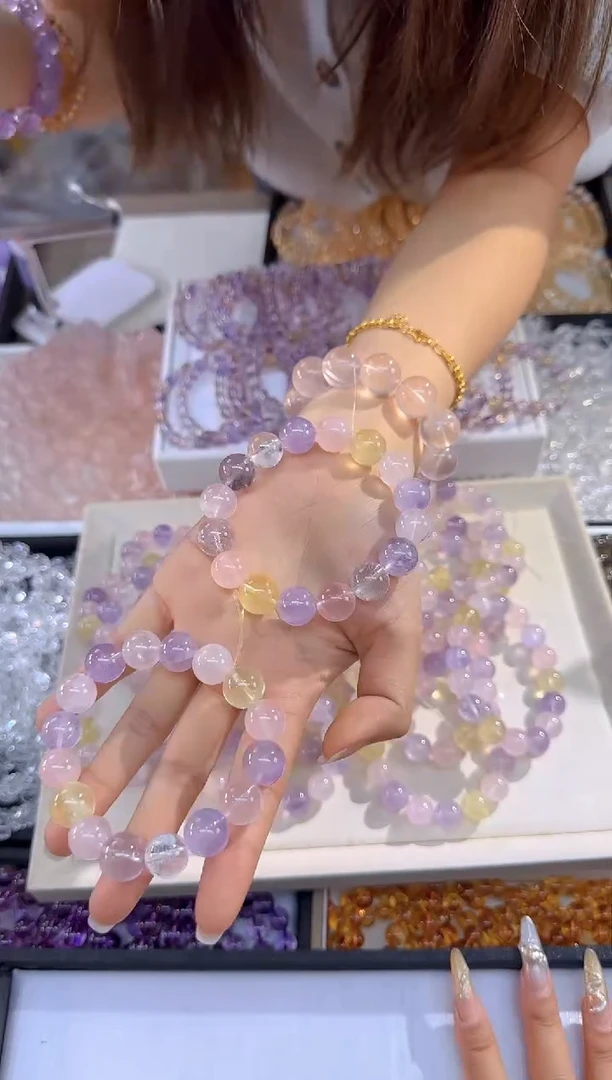 【闪购商品】水晶手串未镶嵌142/多样性发其一/卡13