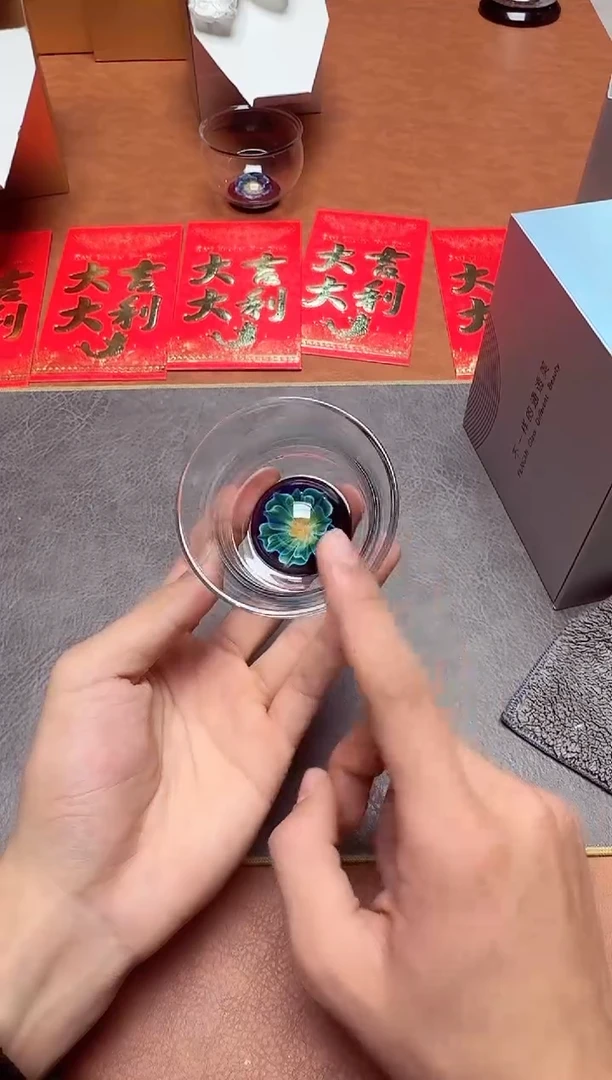 【闪购商品】风谜#花语君杯透明