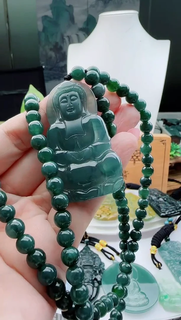 【闪购商品】翡翠颈饰未镶嵌多样性随机一件发货