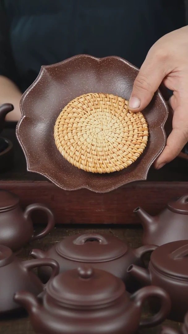 【闪购商品】紫砂茶壶菱花干炮台