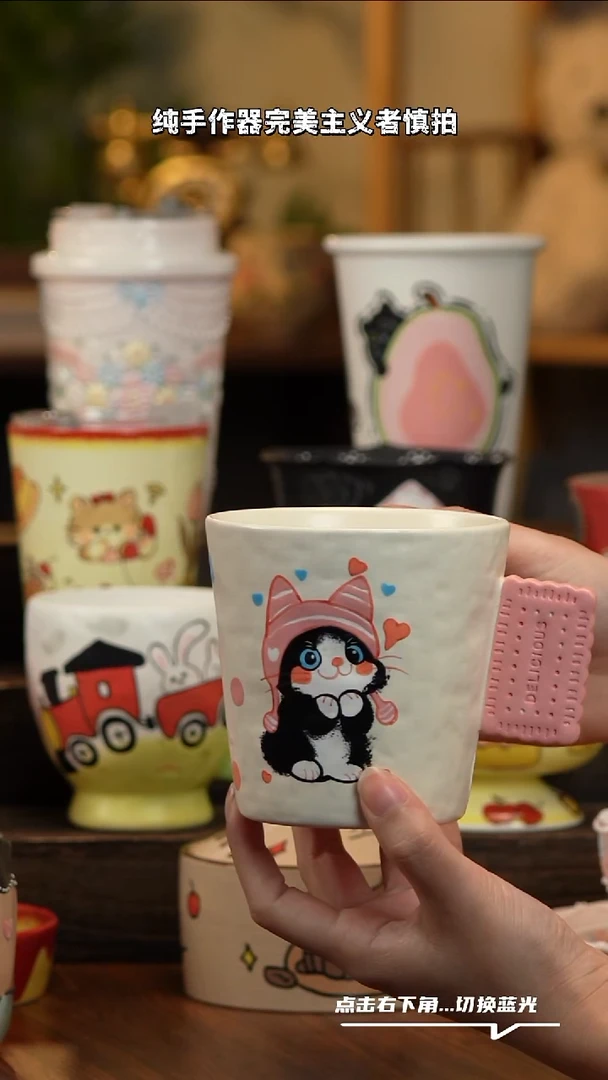 瓷片A034景德镇原创手工陶瓷