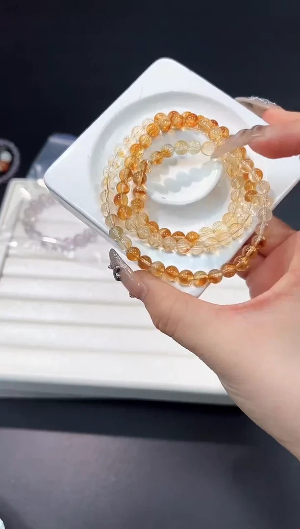水晶手链未镶嵌40c多样性发其一【1条】默认微瑕