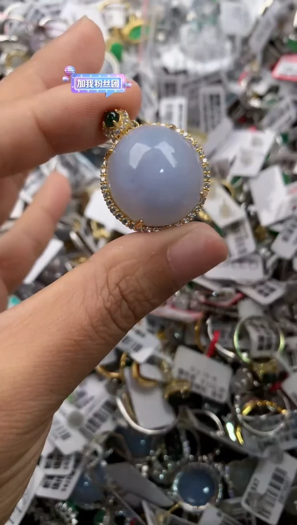 银S925镶嵌戒指翡翠1111-----6