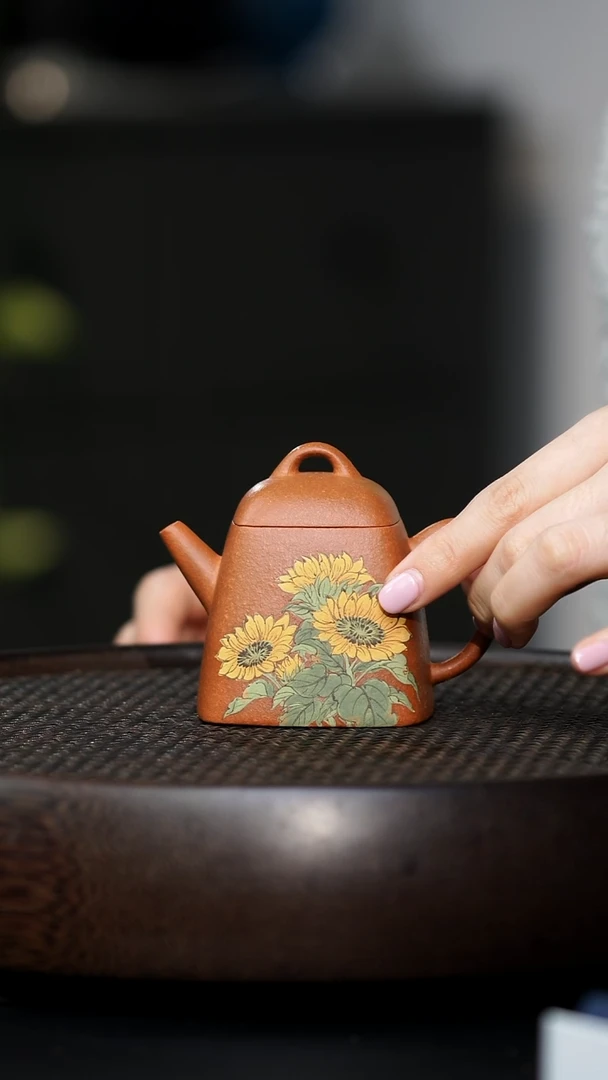 g***zZJB-0064四方秦权-红黄泥-125cc