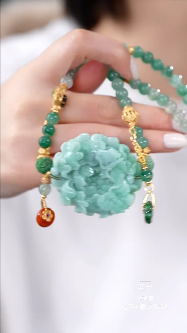 颈饰未镶嵌翡翠吊坠30