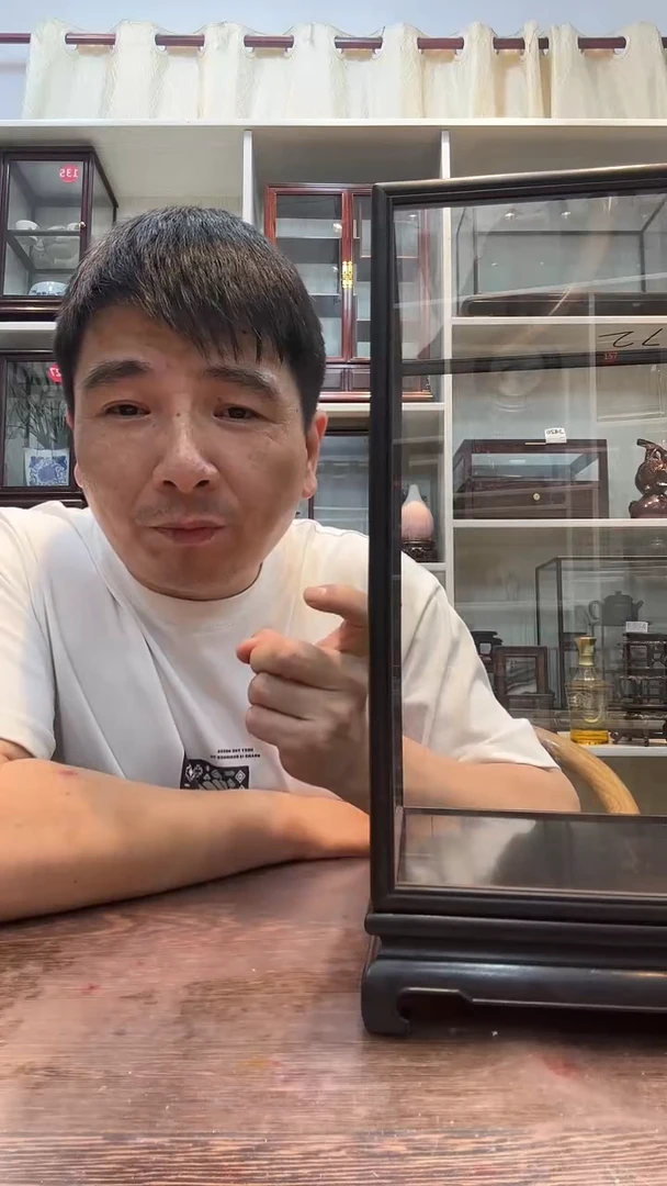 东非黑黄檀（紫光檀）20*20*30玻璃罩772