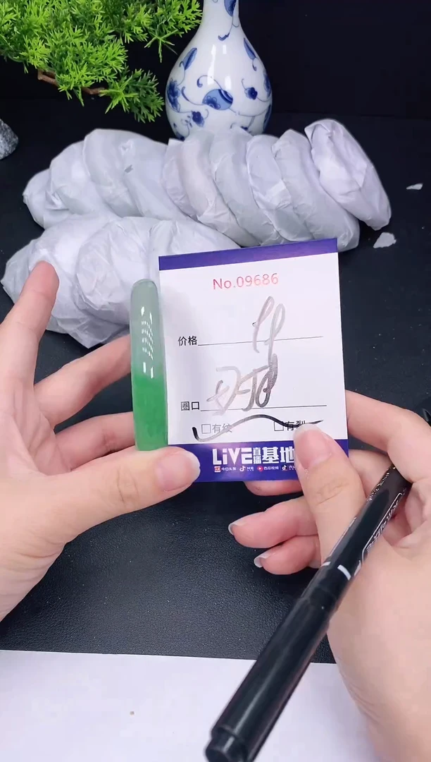 未镶嵌手镯翡翠9687