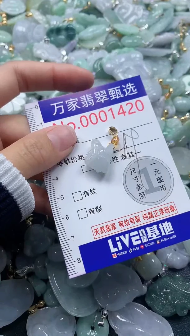 吊坠(不含链)未镶嵌翡翠1420