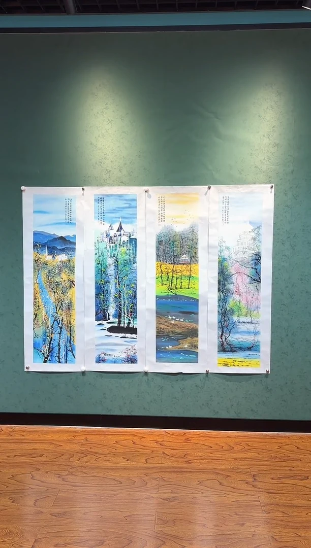【闪购商品】国画周建真老师绘画作品9-80