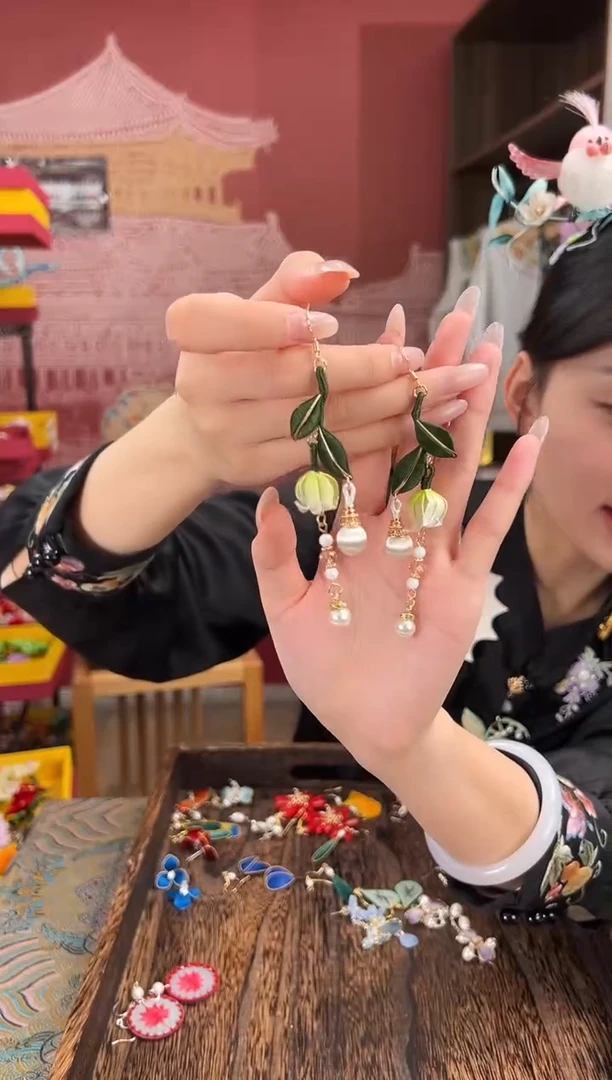 【闪购商品】刺绣苏绣世家非遗手工（耳环）