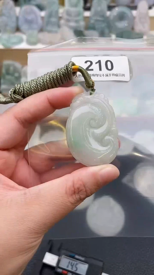 颈饰未镶嵌翡翠天然缅甸翡翠A货210