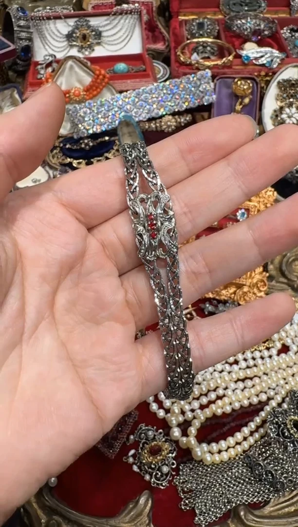 无无800银老银手链，18cm