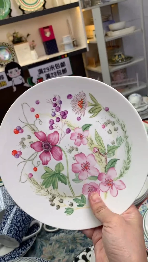 【闪购商品】瓷片陶瓷原单CC364餐具1个