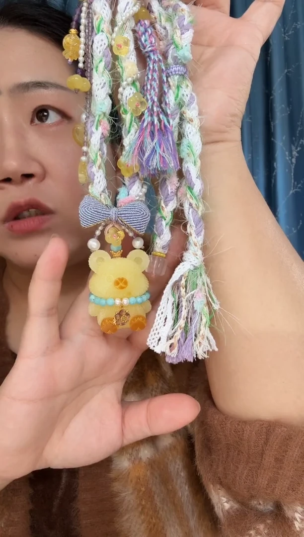 蜜蜡项链未镶嵌蜜蜡小熊项链