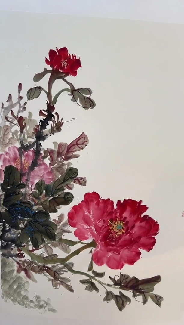 国画刘立荣亲笔绘画手绘作品D5