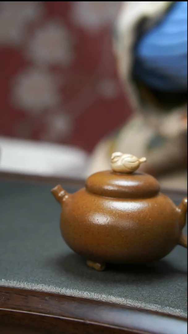 【闪购商品】紫砂茶壶小鸟提溜柴烧壶大瑕