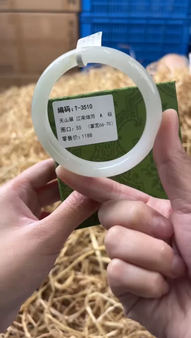 未镶嵌手镯石英质玉T-3510