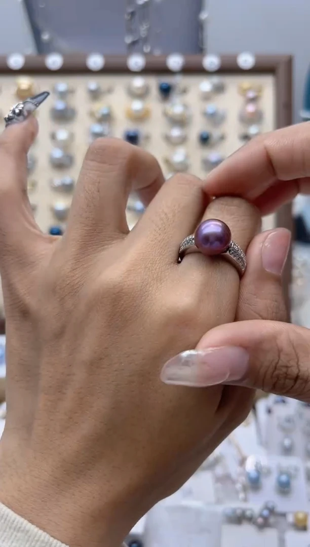【闪购商品】淡水珍珠戒指合金196