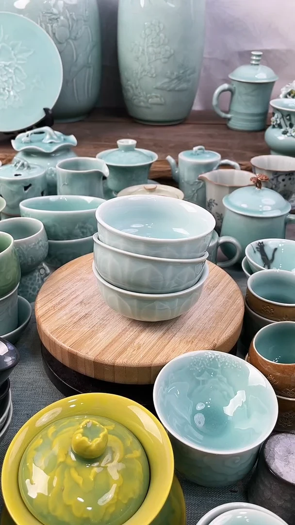 【闪购商品】3个 特价 微瑕 慧仙青瓷