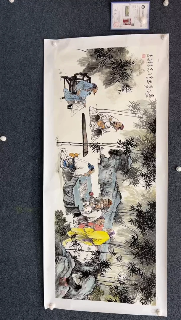 【闪购商品】国画3.8-冯高翔-6尺人物-035