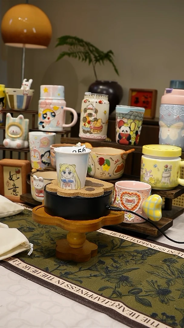 【不带盒子】356高温釉下彩