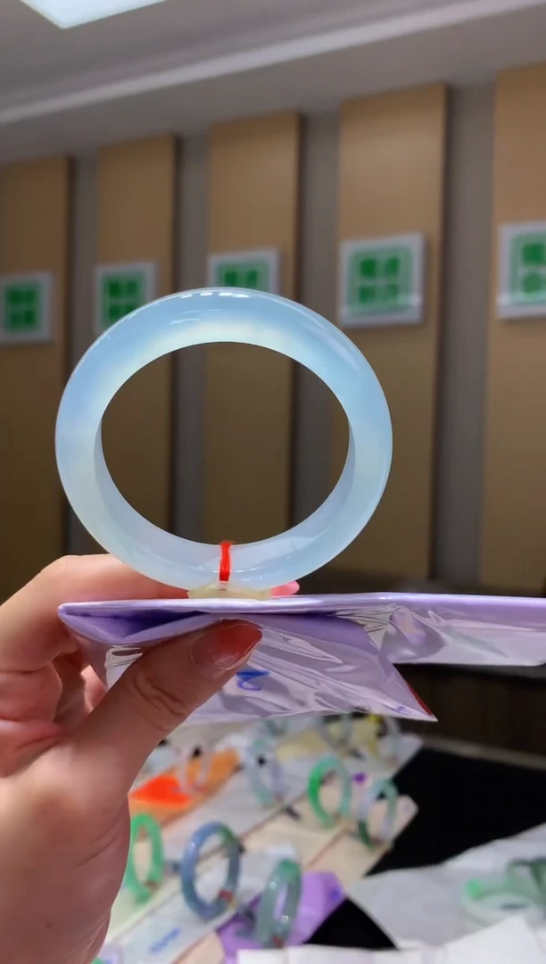 未镶嵌手镯翡翠-Q142 圈口54.8 全款21万 定金2万