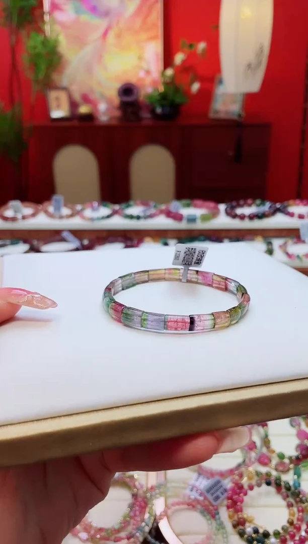 未镶嵌手串碧玺手串多样性发一