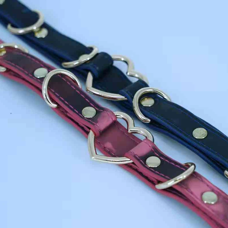 合金皮质项链 感温变色多功能choker 情侣温度感应项链 生日礼物