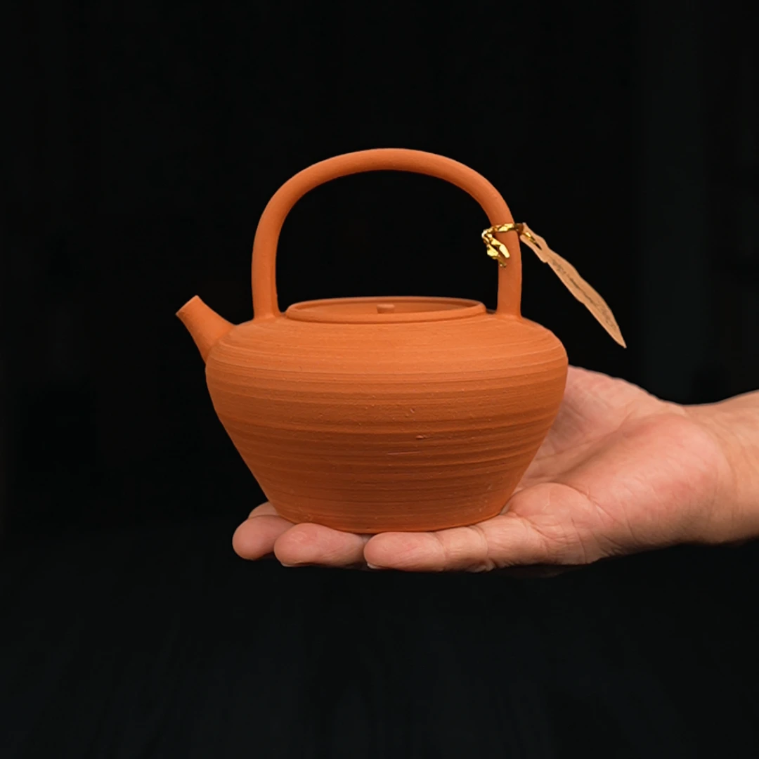 水木砂铫/鸡蛋黄/不修坯/厚胎/四印/“藏底提梁”/小孤品/580毫升