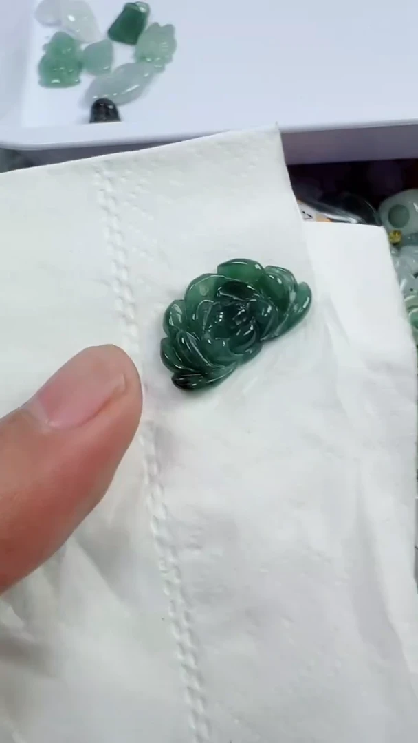 散珠翡翠76号，A货翡翠