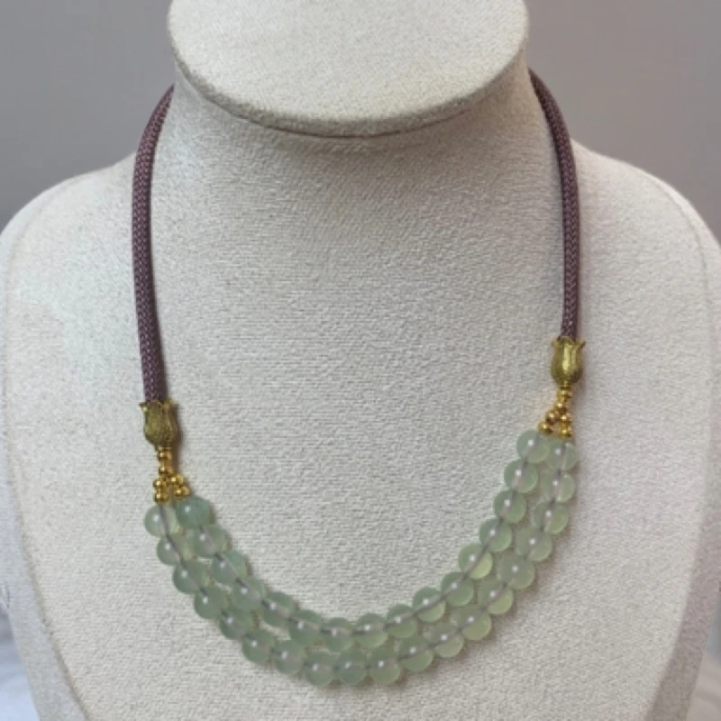 纯天然岫玉双生链卡6珠子吊坠多样性发一