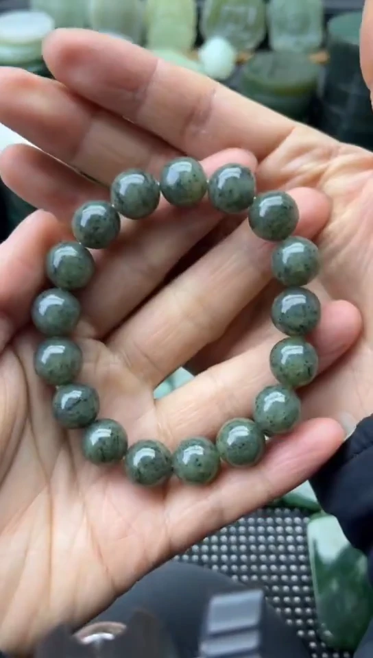 未镶嵌和田玉珠宝半成品手串