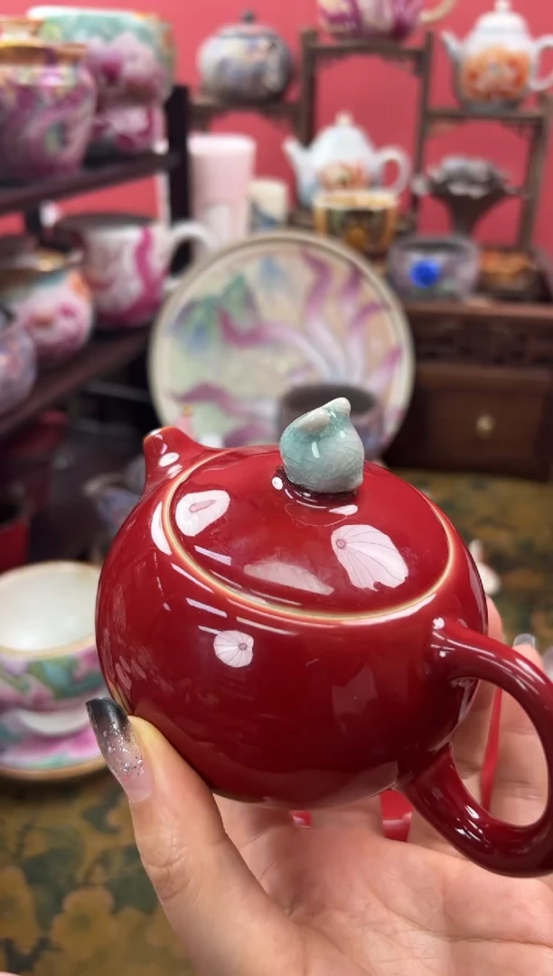 【闪购商品】文涛窑故宫红西施壶