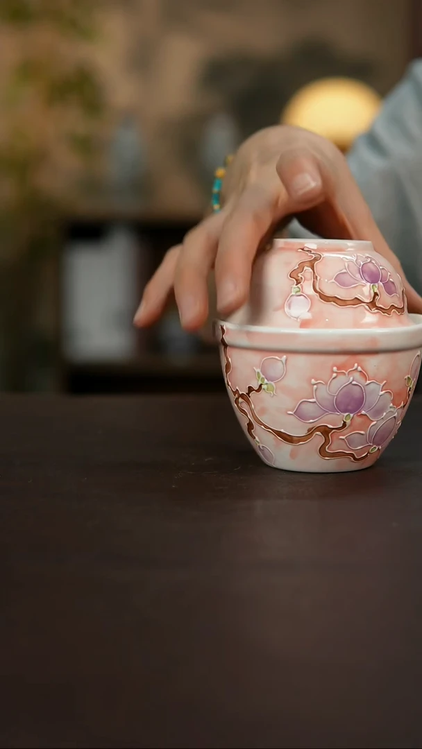 杯景德镇陶瓷杯碗柴烧多人
