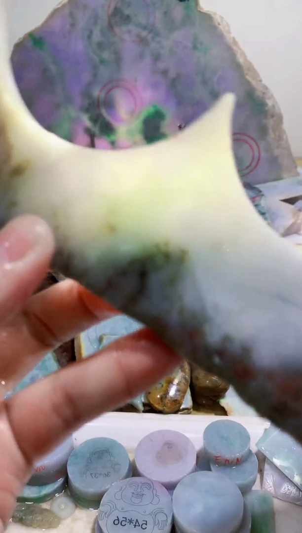 裸石翡翠0蒙0翡翠珠宝546